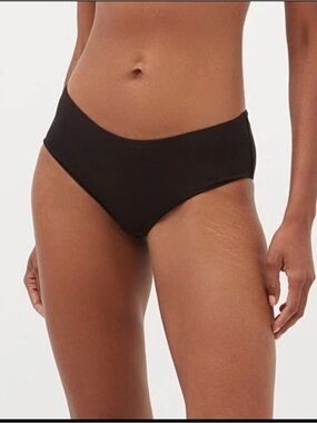 The Row Feodora Stretch Silk Blend Briefs Black Small NWT